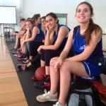 AMAC Basketball 2016. ASV Girls watching a game