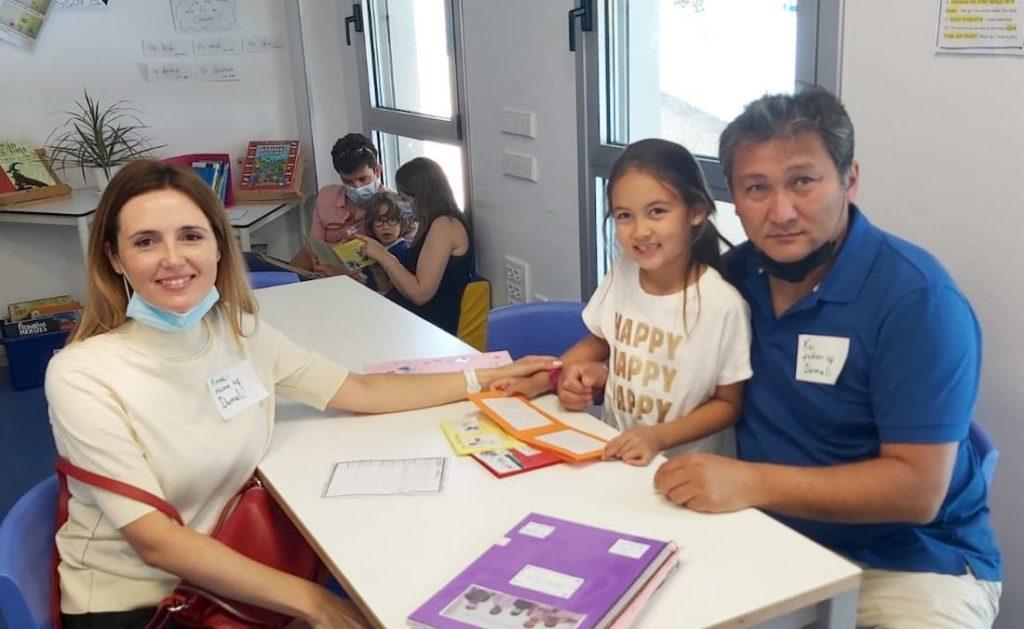 Parents at the Spanish as Additional Language classroom